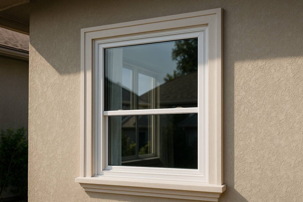 Replacement windows for stucco homes